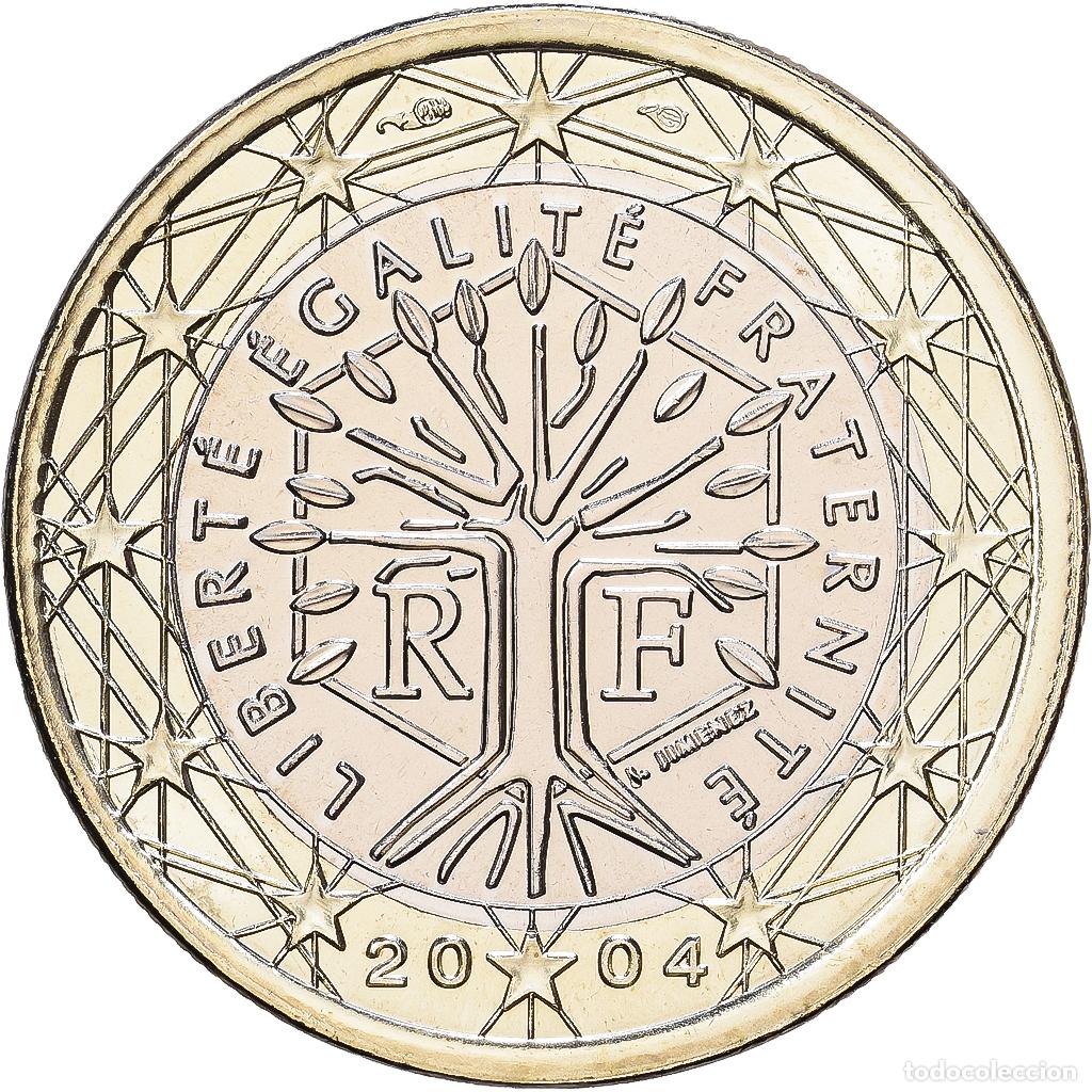 Monedas antiguas de Europa: [#1216774] Francia, Euro, BU, 2004, Paris, Bimet&aacute;lico, FDC, KM:1288