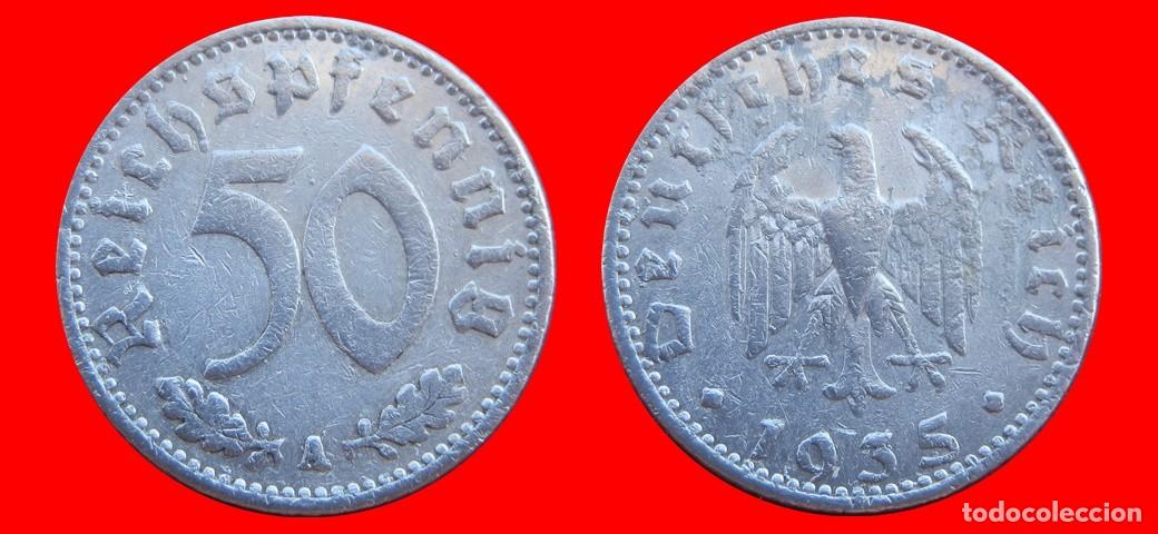 Monedas antiguas de Europa: 50 REICHSPFENNIG 1935A TERCER REICH ALEMANIA-155835