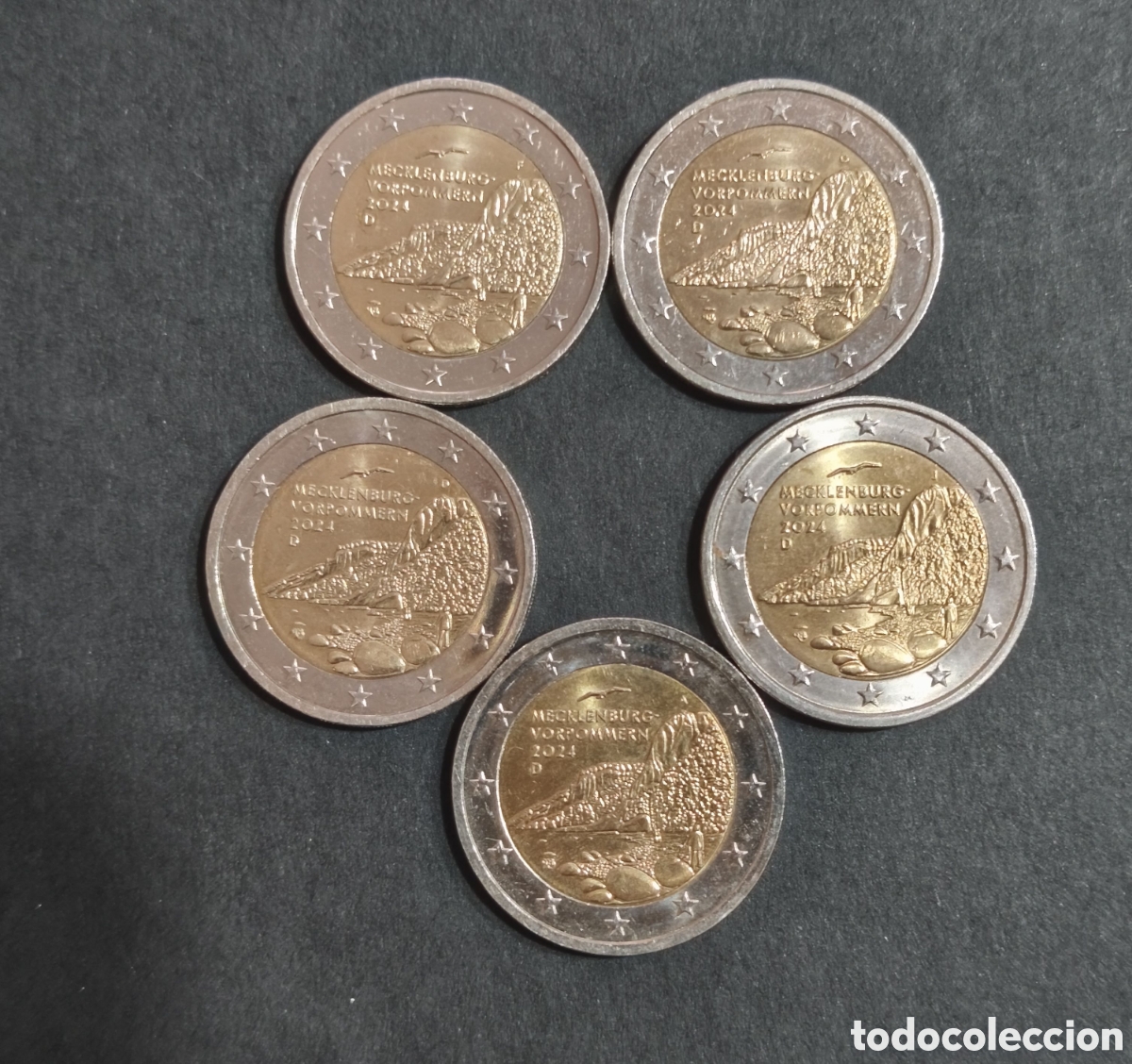 Monedas antiguas de Europa: 5 monedas Alemania 2024