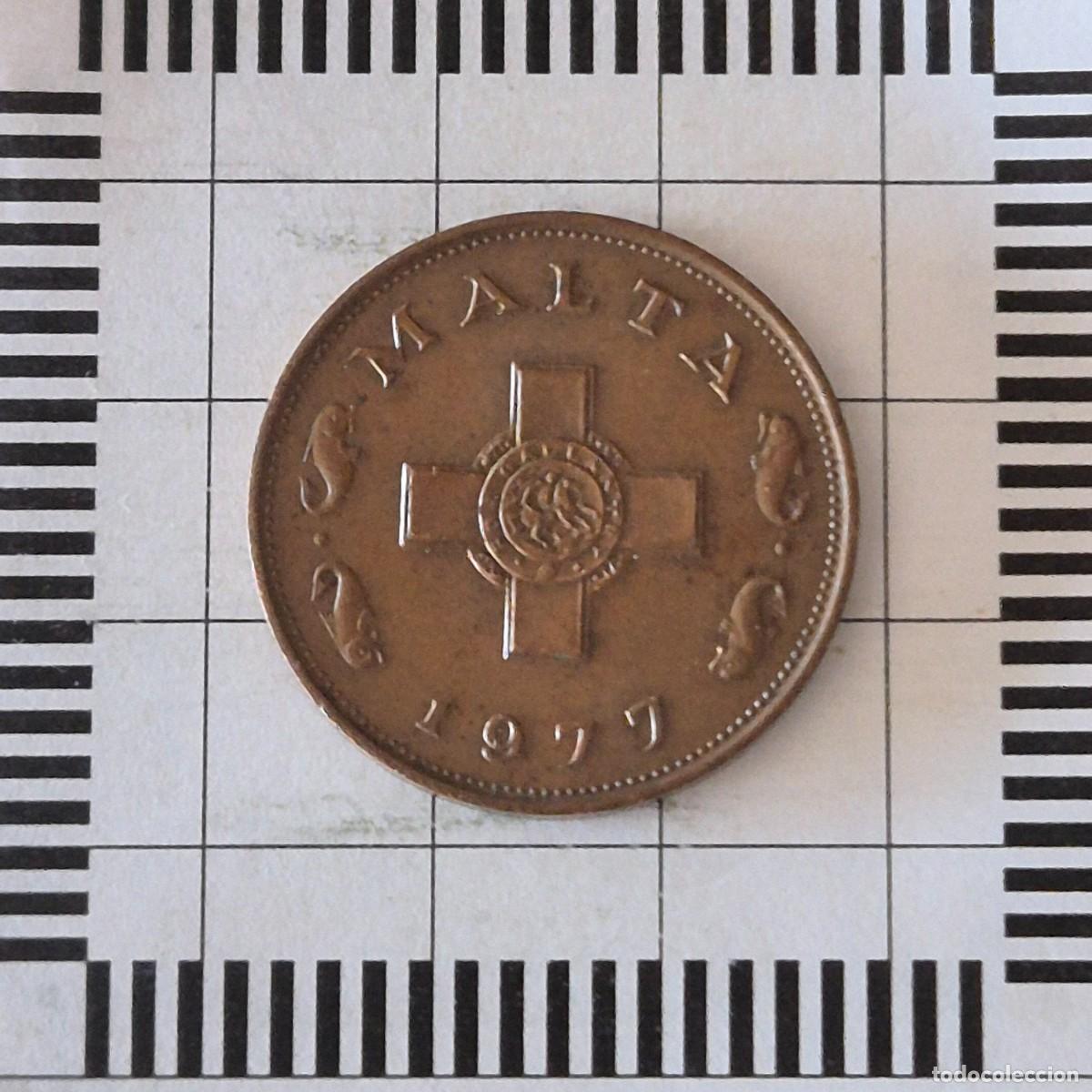 Monedas antiguas de Europa: 1 CENT, MALTA. 1977. (KM#8).