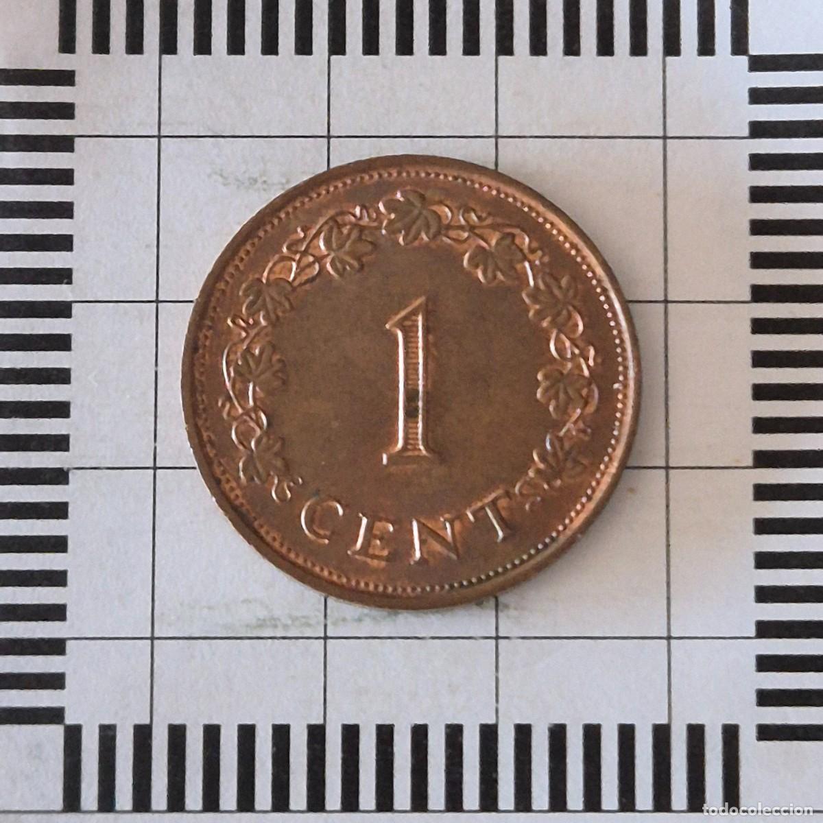 Monedas antiguas de Europa: 1 CENT, MALTA. 1977. (KM#8). - Foto 2