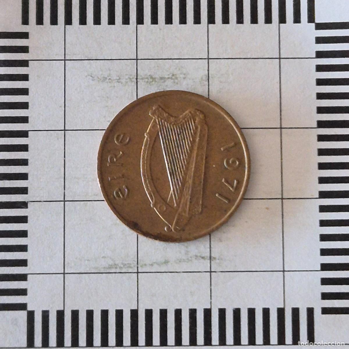 Monedas antiguas de Europa: 1 PENIQUE, IRLANDA. 1971. (KM#20).