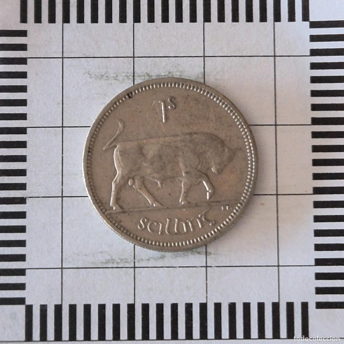 Monedas antiguas de Europa: 1 SHILLING, IRLANDA. 1963. (KM#14a).