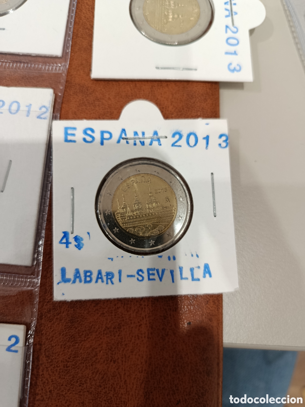 Monedas antiguas de Europa: Espa&ntilde;a 2013 moneda de 2 euros Escorial