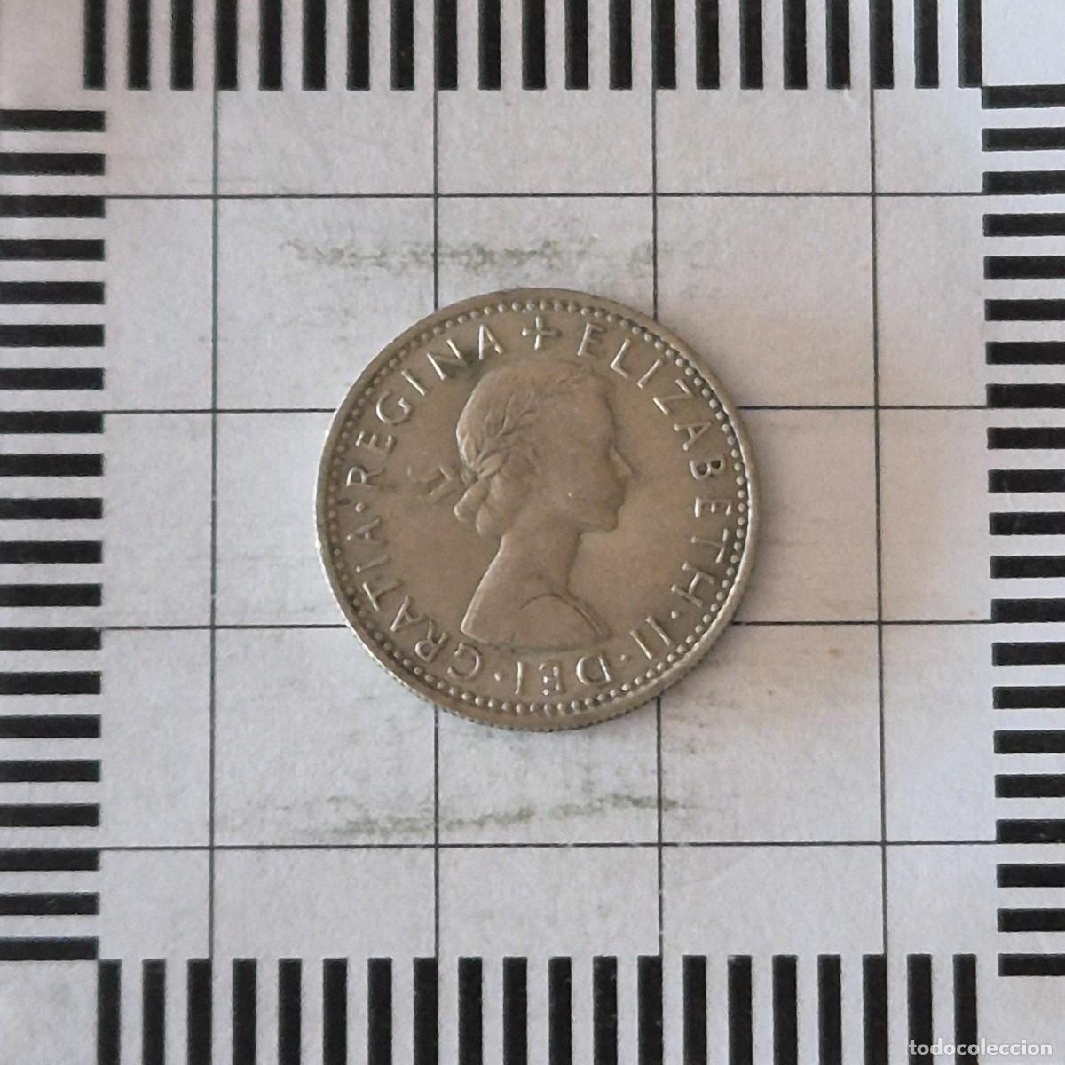 Monedas antiguas de Europa: 6 PENIQUES, GRAN BRETA&Ntilde;A. ISABEL II, 1965. (KM#903).