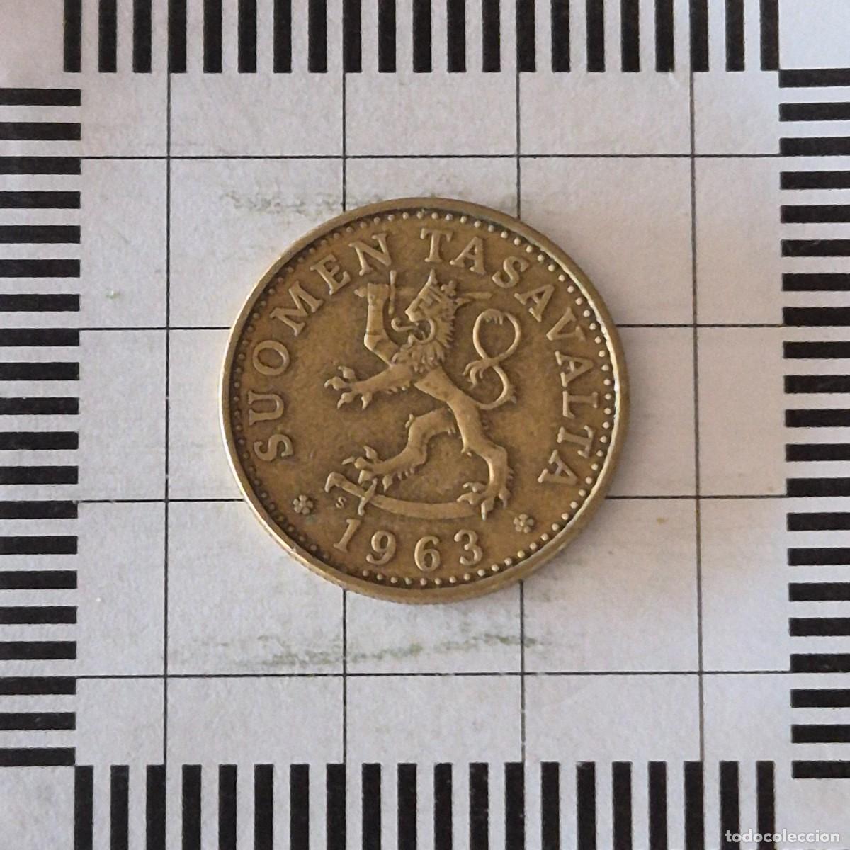 Monedas antiguas de Europa: 20 PENNIA, FINLANDIA. 1963. (KM#47).