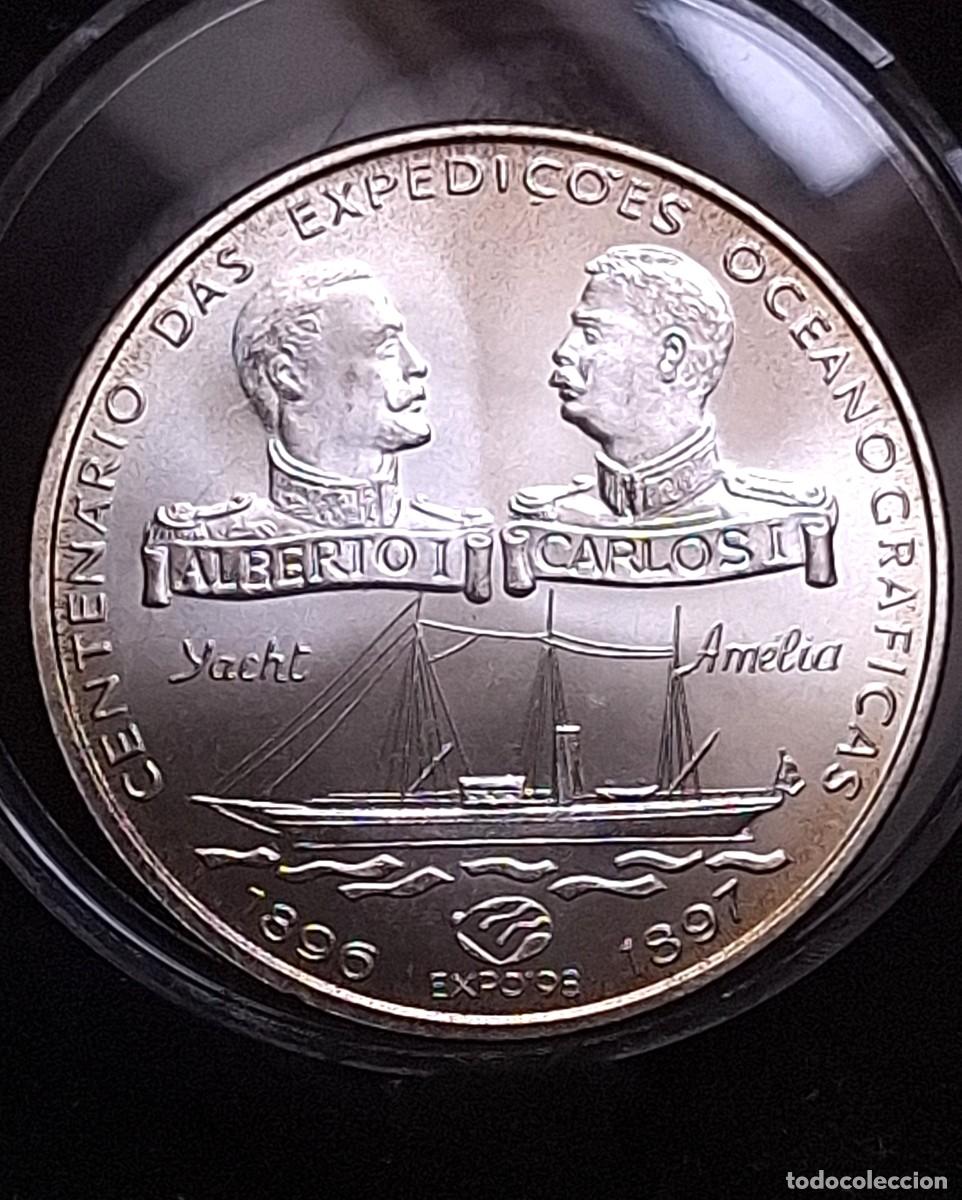 Monedas antiguas de Europa: Portugal - 1000 Escudos 1997 NUEVA - PLATA