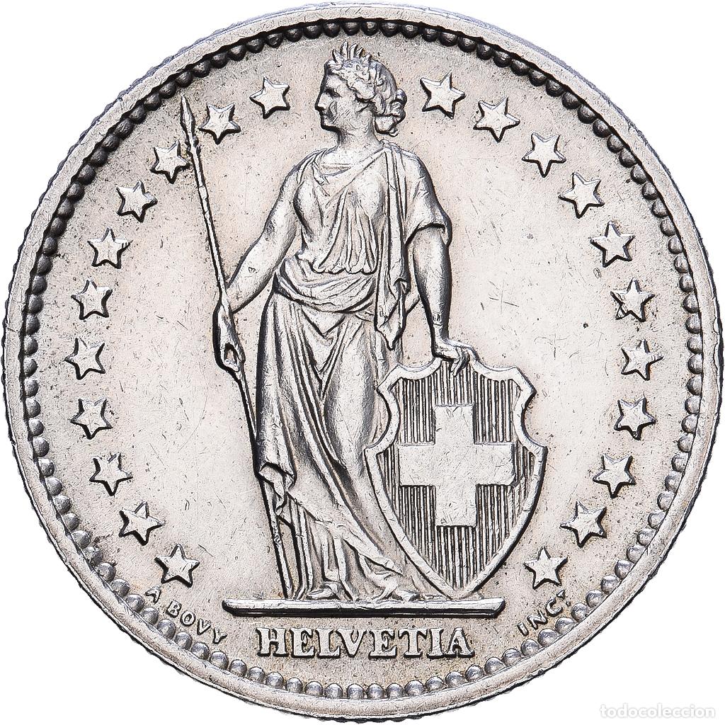 Monedas antiguas de Europa: [#1552365] Suiza, 2 Francs, 1967, Bern, Plata, EBC+, KM:21