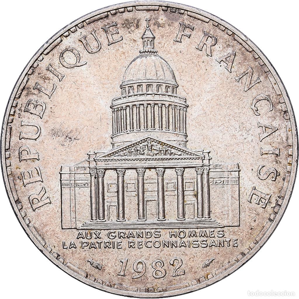 Monedas antiguas de Europa: [#1552384] Francia, 100 Francs, Panth&eacute;on, 1982, Paris, Plata, MBC+, Gadoury:898, KM:951.1