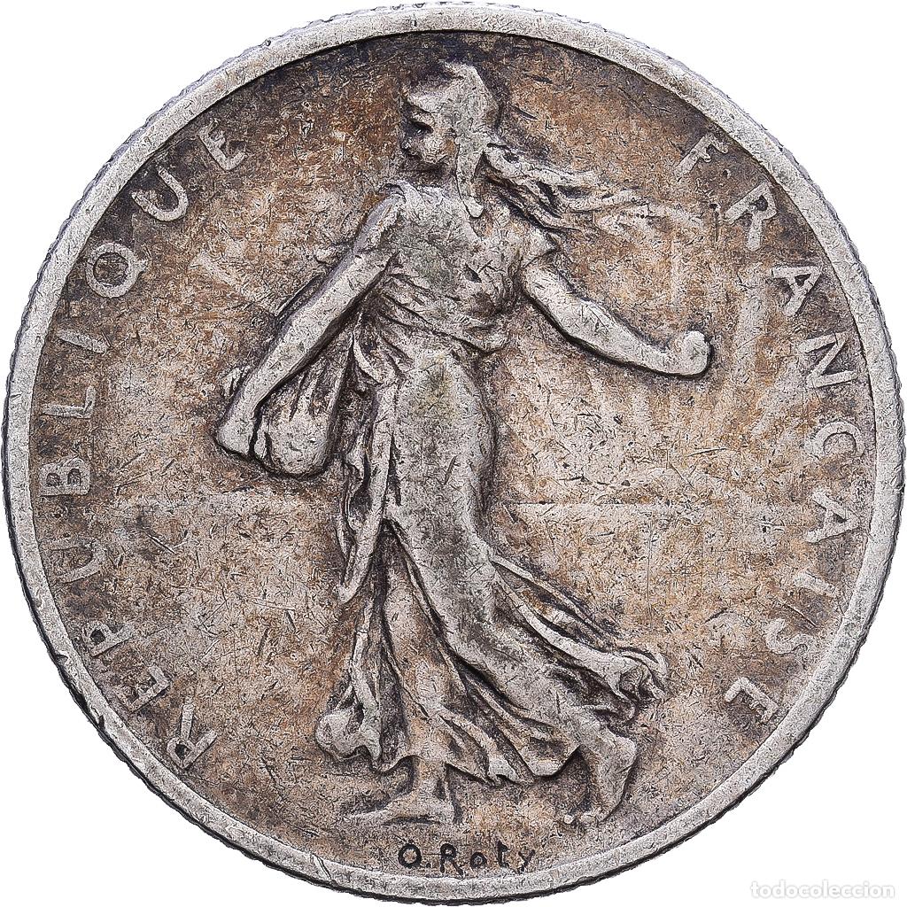 Monedas antiguas de Europa: [#1552370] Francia, 2 Francs, Semeuse, 1899, Paris, Plata, BC+, Gadoury:532, KM:845.1