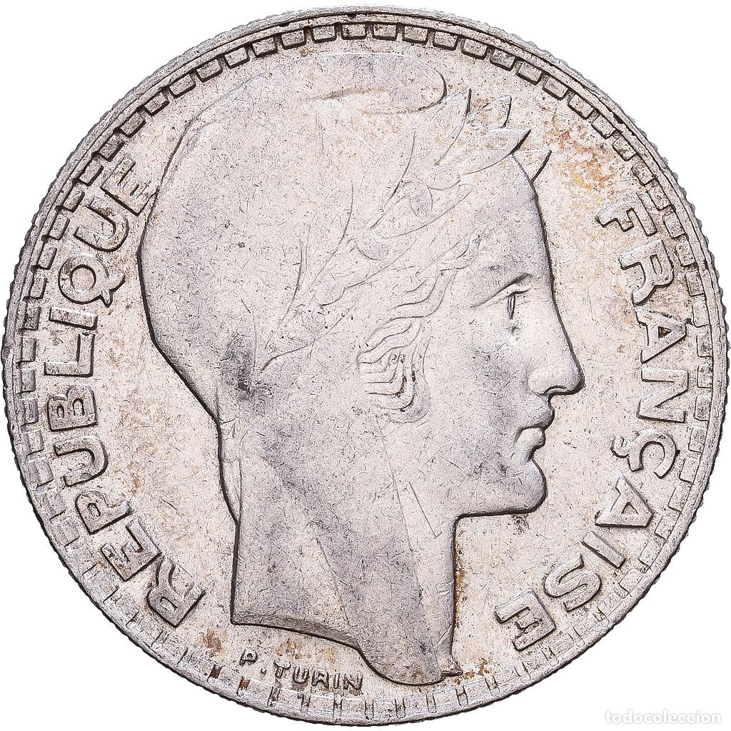 Monedas antiguas de Europa: [#1552389] Francia, 10 Francs, Turin, 1931, Paris, Plata, MBC+, Gadoury:801, KM:878