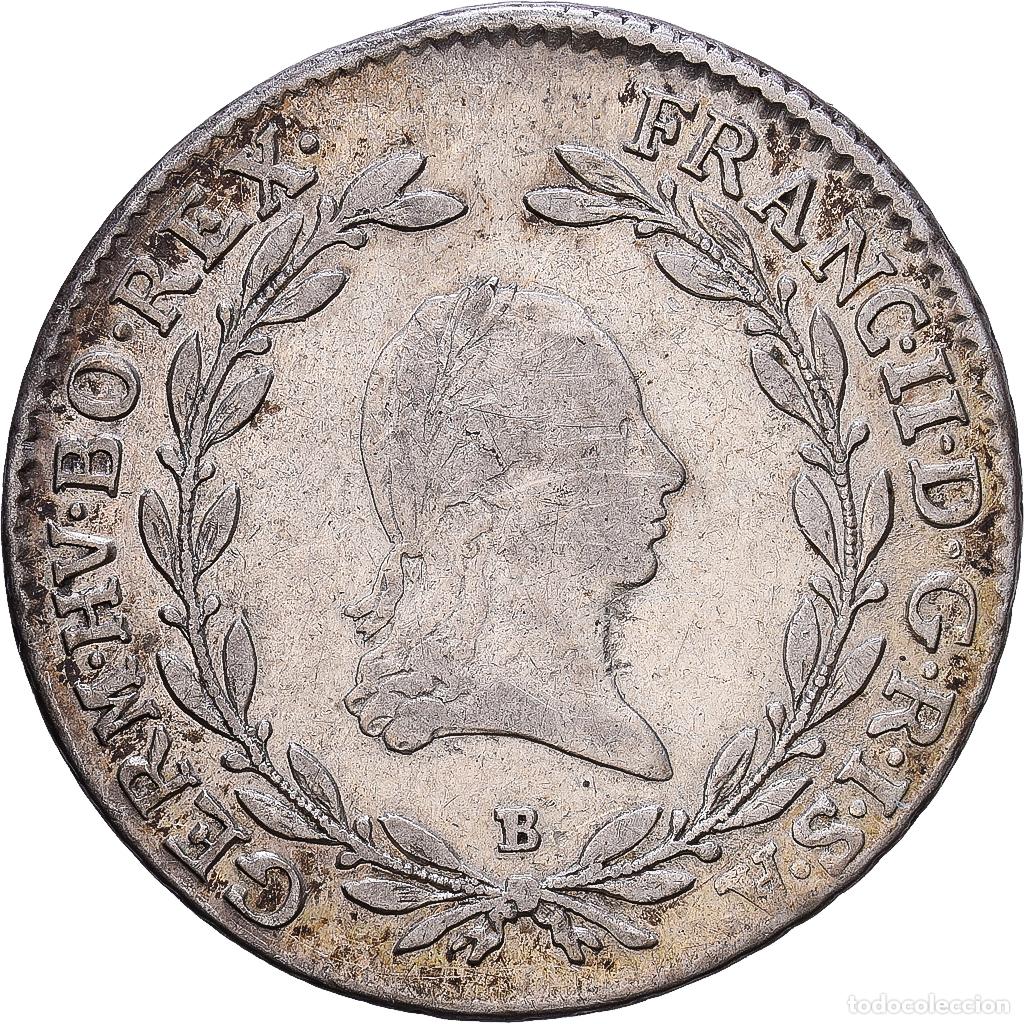 Monedas antiguas de Europa: [#1552392] Austria, Franz II (I), 20 Kreuzer, 1794, Kremnica, Plata, BC+, KM:2139