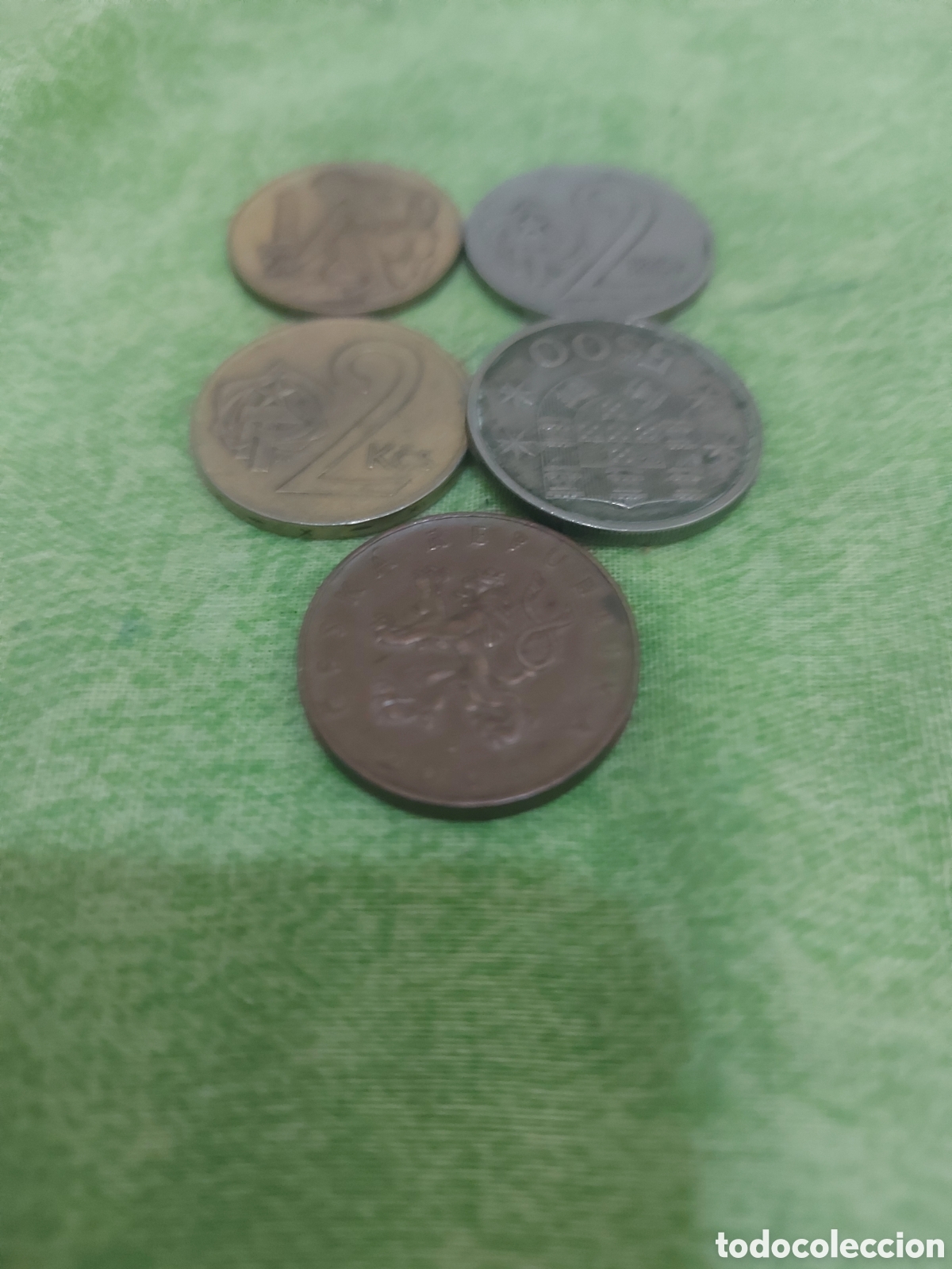 Monedas antiguas de Europa: 4 monedasChekia y1 Po