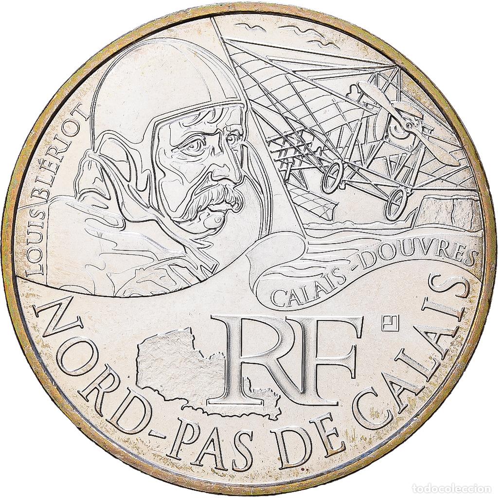 Monedas antiguas de Europa: [#1513984] Francia, 10 Euro, Nord-Pas De Calais, 2012, Paris, Plata, EBC+, Gadoury:EU514