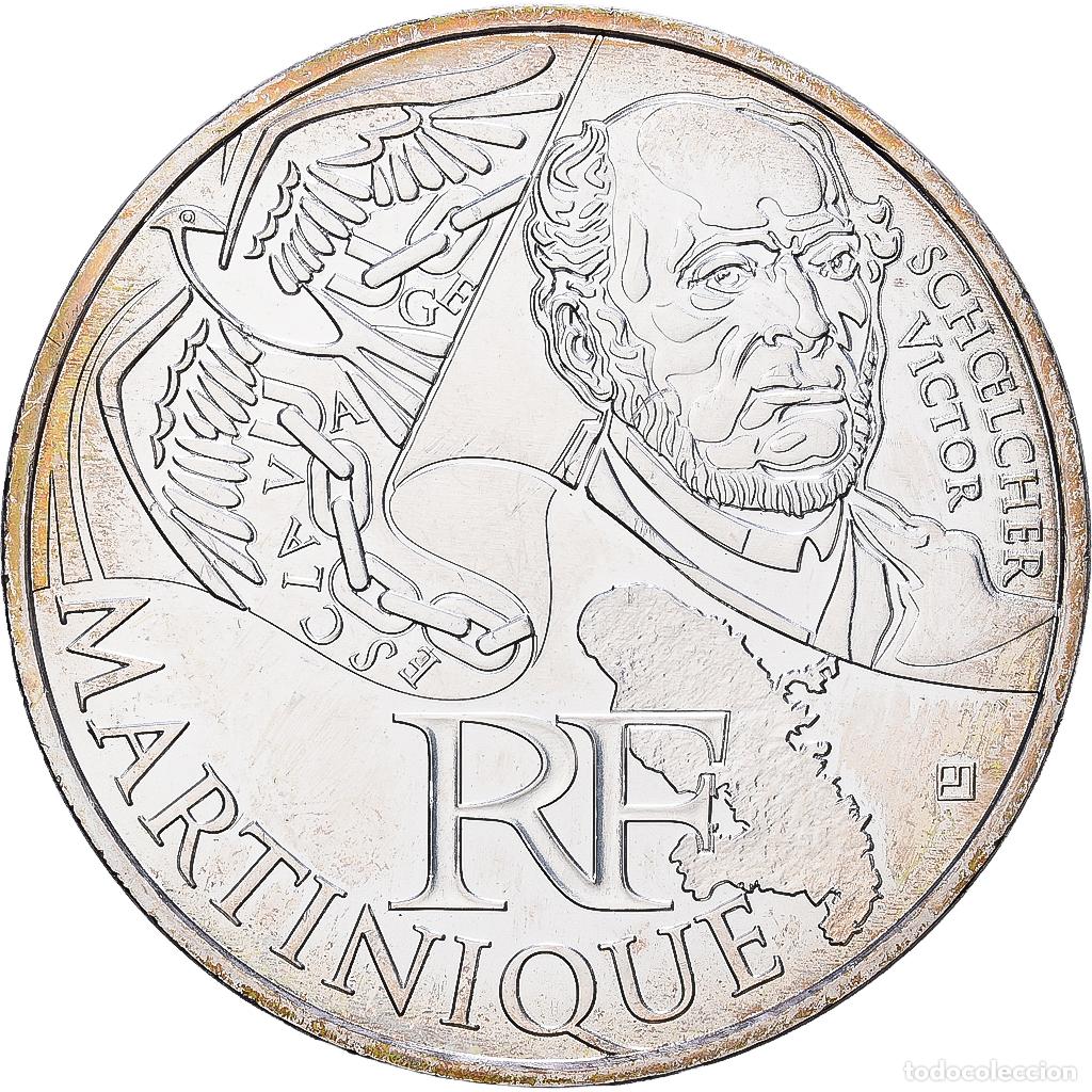Monedas antiguas de Europa: [#1513986] Francia, 10 Euro, Martinique, 2012, Paris, Plata, EBC+, KM:1879