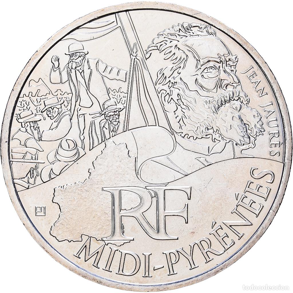 Monedas antiguas de Europa: [#1513985] Francia, 10 Euro, Midi-Pyr&eacute;n&eacute;es, 2012, Paris, Plata, EBC+, Gadoury:EU514