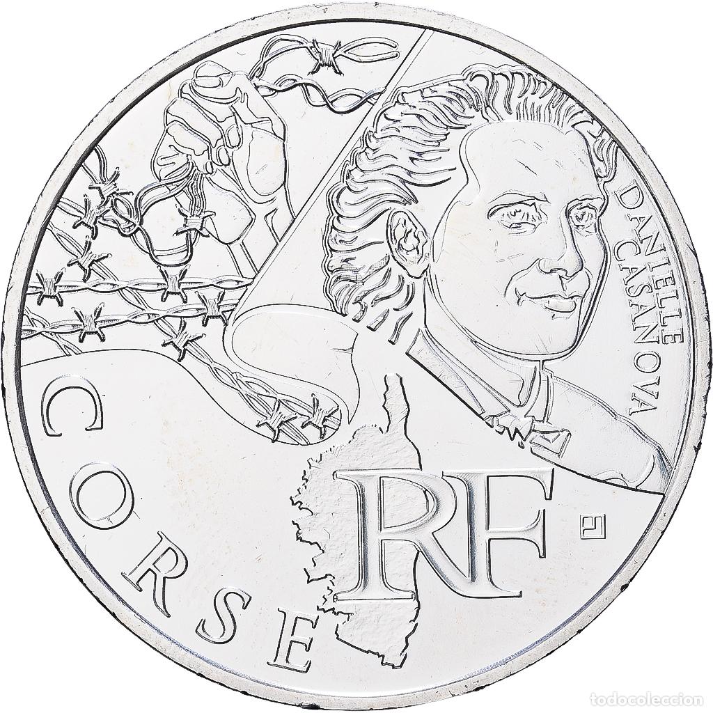 Monedas antiguas de Europa: [#1513988] Francia, 10 Euro, Corse, 2012, Paris, Plata, EBC+, Gadoury:EU514, KM:1876
