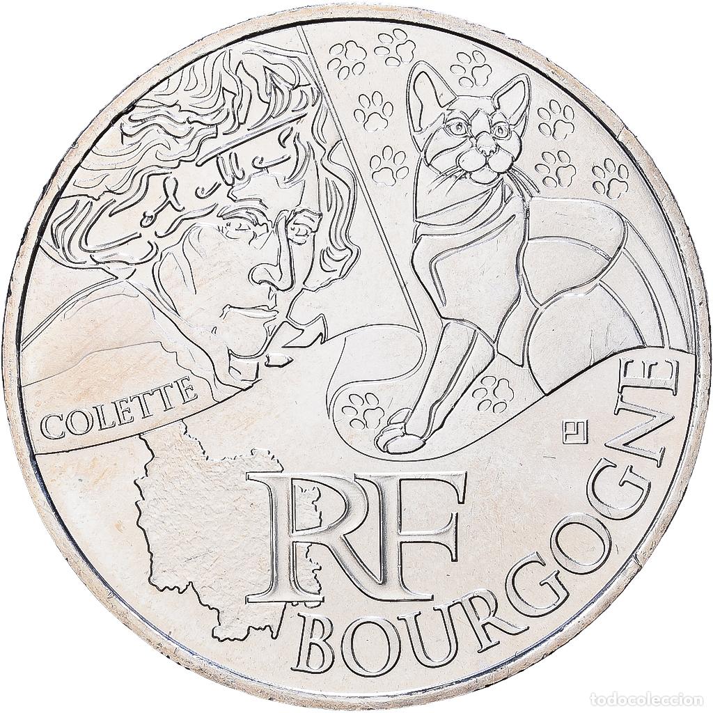 Monedas antiguas de Europa: [#1513994] Francia, 10 Euro, Bourgogne, 2012, Monnaie de Paris, Plata, EBC+
