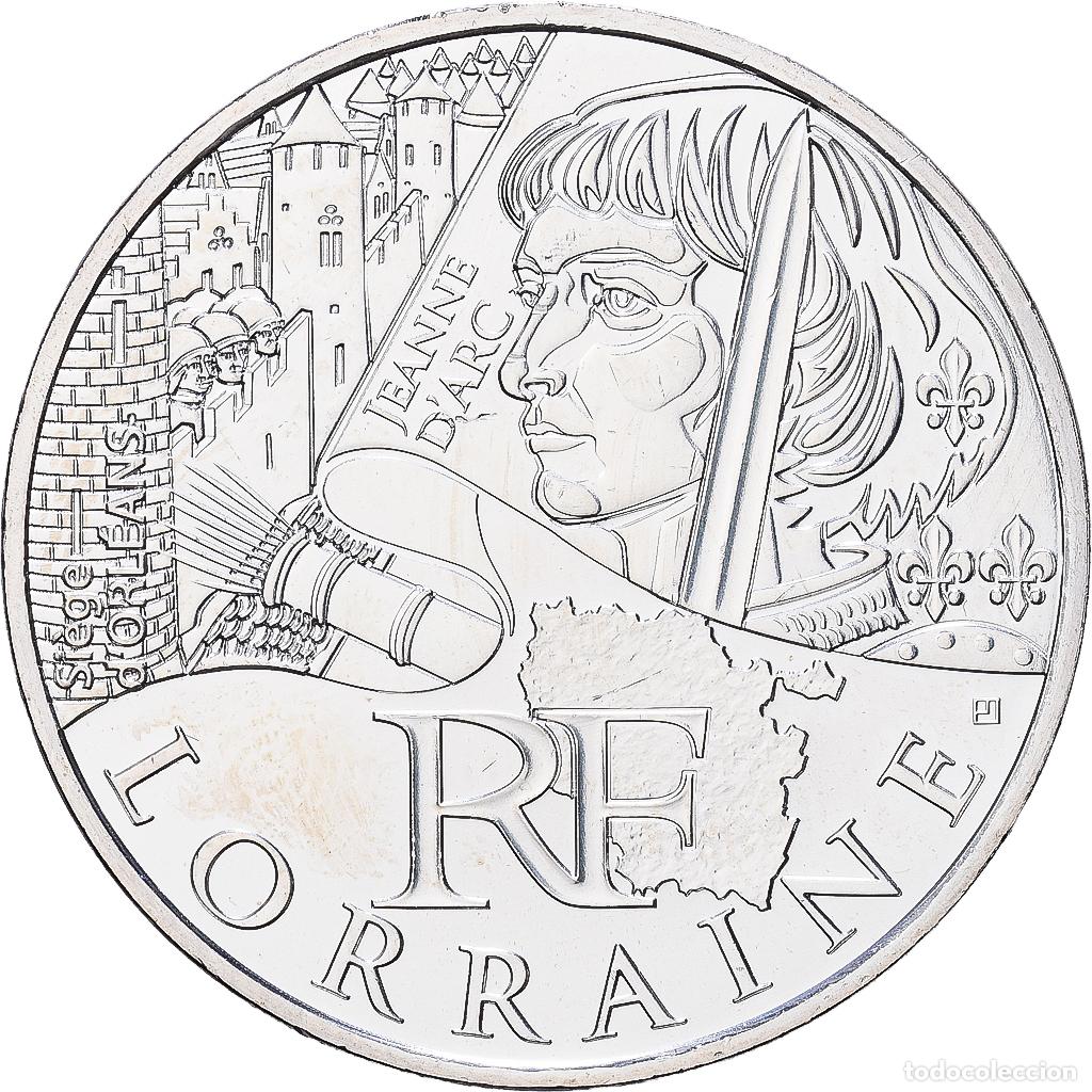 Monedas antiguas de Europa: [#1513993] Francia, 10 Euro, Lorraine, 2012, Monnaie de Paris, Plata, EBC+