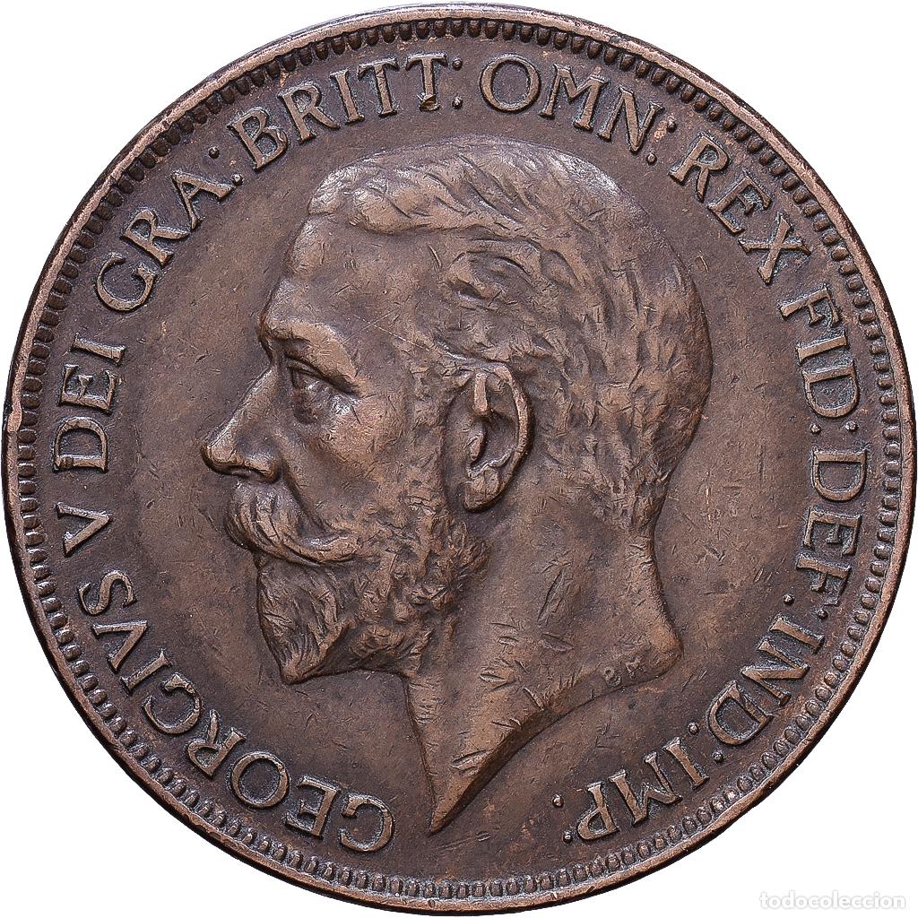 Monedas antiguas de Europa: [#1552404] Gran Breta&ntilde;a, George V, Penny, 1927, Bronce, MBC+, KM:826