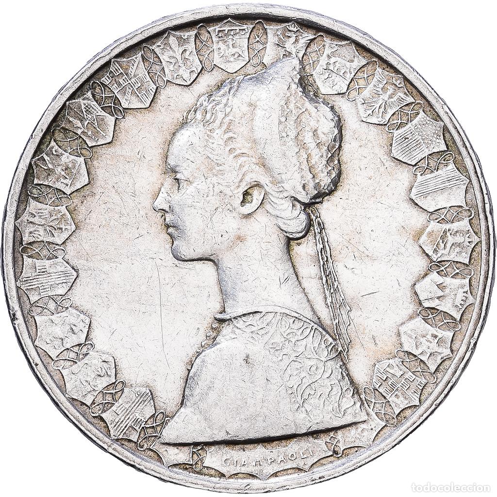 Monedas antiguas de Europa: [#1552420] Italia, 500 Lire, 1960, Rome, Plata, MBC+, KM:98