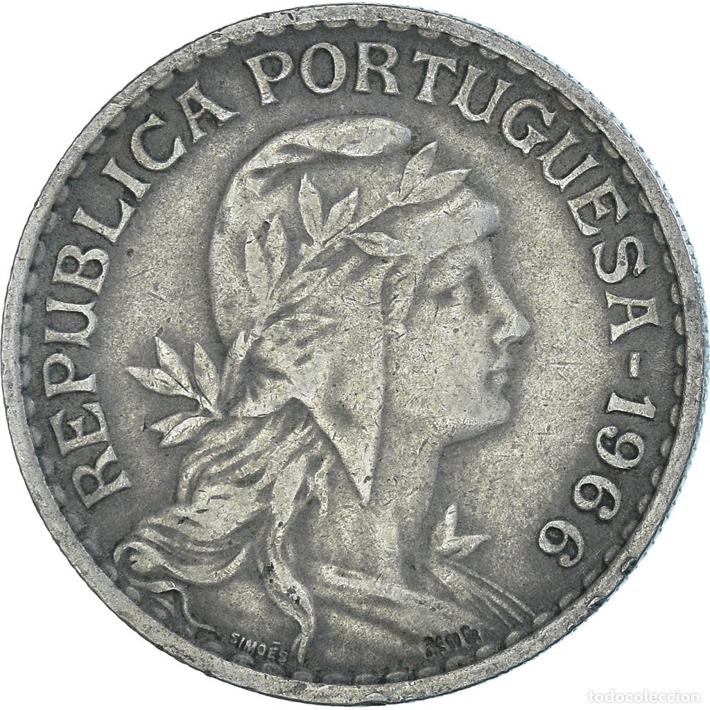 Monedas antiguas de Europa: [#1356496] Moneda, Portugal, Escudo, 1966