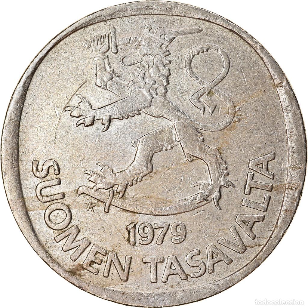 Monedas antiguas de Europa: [#779283] Moneda, Finlandia, Markka, 1979, MBC, Cobre - n&iacute;quel, KM:49a