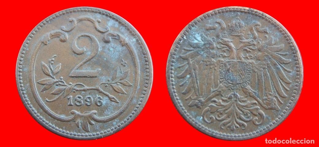 Monedas antiguas de Europa: 2 HELLER 1896 AUSTRIA-155839