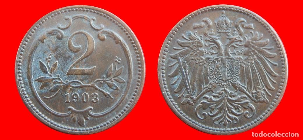 Monedas antiguas de Europa: 2 HELLER 1903 AUSTRIA-155841
