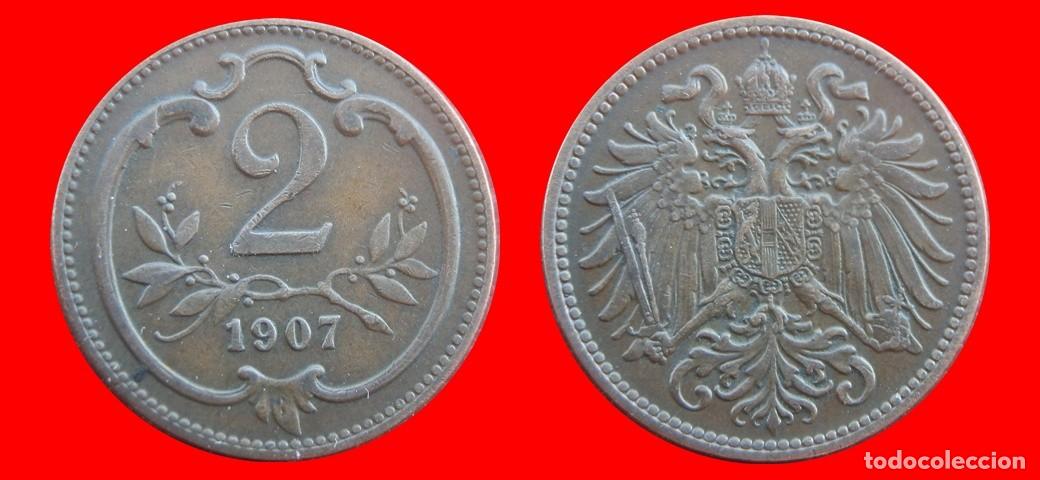 Monedas antiguas de Europa: 2 HELLER 1907 AUSTRIA-155843