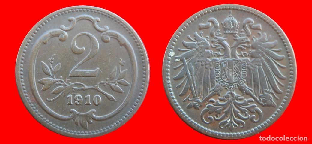 Monedas antiguas de Europa: 2 HELLER 1910 AUSTRIA-155845