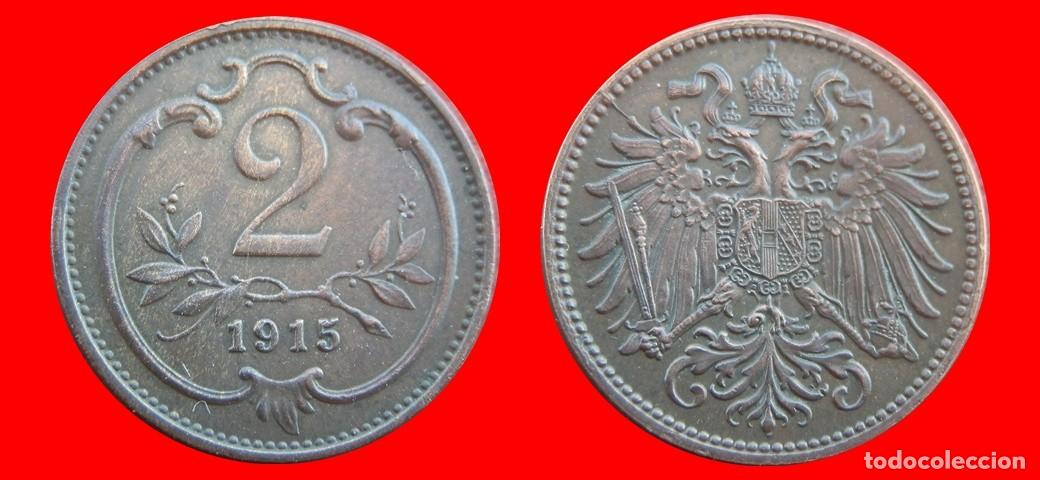Monedas antiguas de Europa: 2 HELLER 1915 AUSTRIA-155850