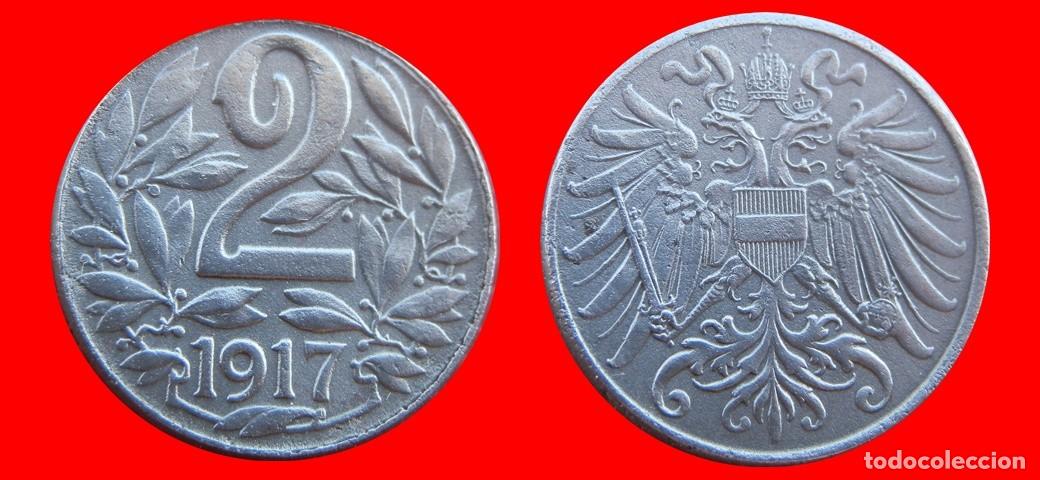 Monedas antiguas de Europa: 2 HELLER 1917 AUSTRIA-155851