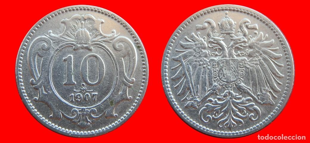 Monedas antiguas de Europa: 10 HELLER 1907 AUSTRIA-155852