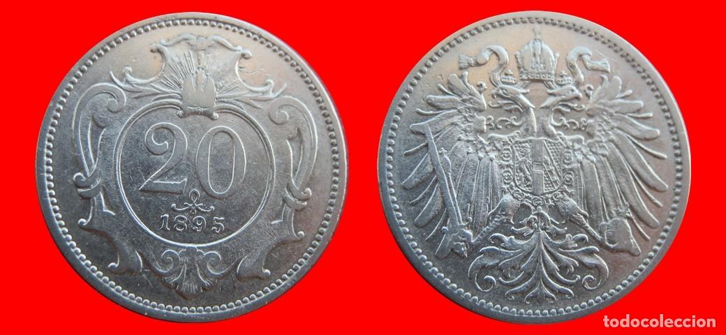 Monedas antiguas de Europa: 20 HELLER 1895 AUSTRIA-155854