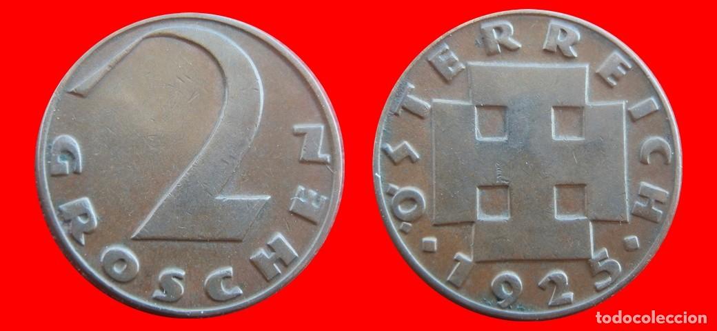 Monedas antiguas de Europa: 2 GROSCHEN 1925 AUSTRIA-155857
