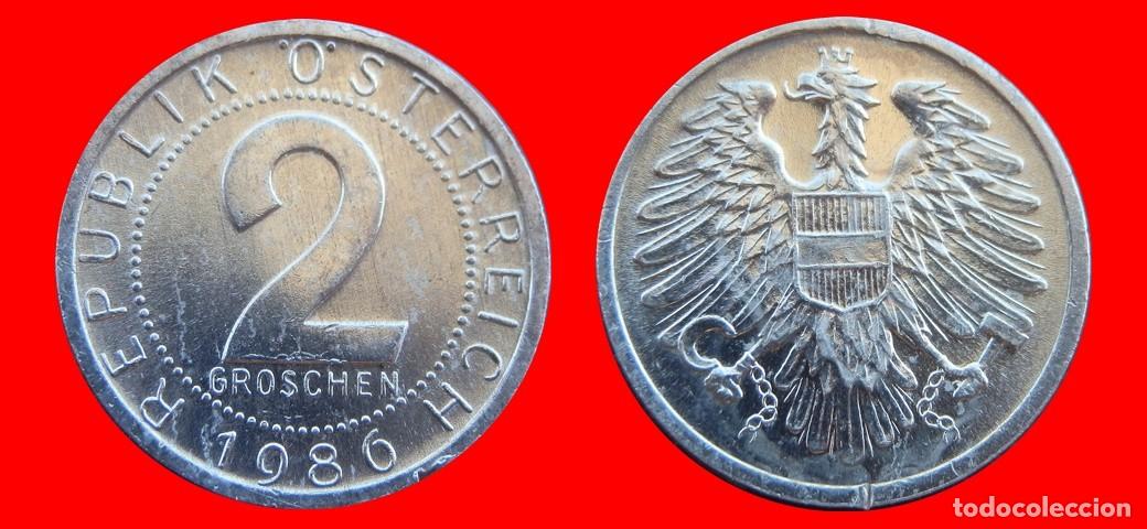 Monedas antiguas de Europa: 2 GROSCHEN 1986 AUSTRIA-155860