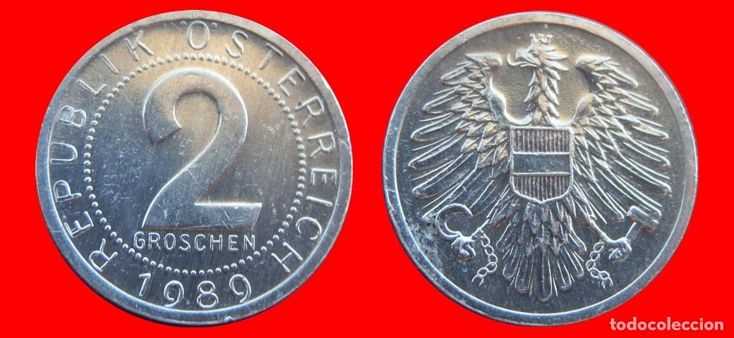 Monedas antiguas de Europa: 2 GROSCHEN 1989 AUSTRIA-155861