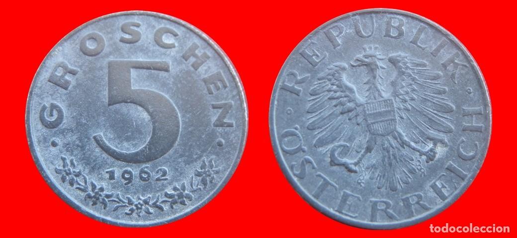 Monedas antiguas de Europa: 5 GROSCHEN 1962 AUSTRIA-155862