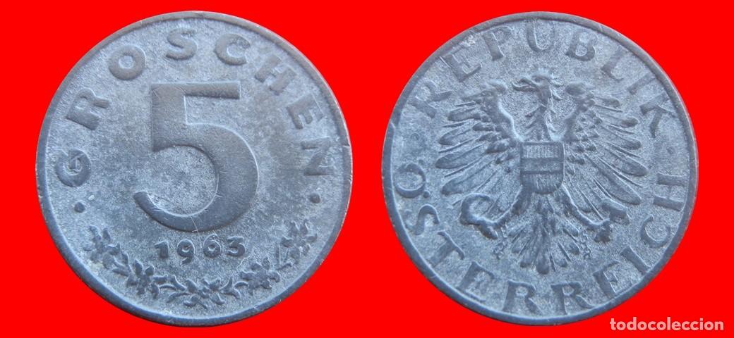 Monedas antiguas de Europa: 5 GROSCHEN 1963 AUSTRIA-155863