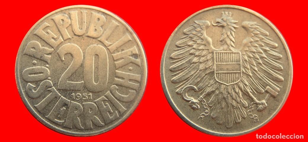 Monedas antiguas de Europa: 20 GROSCHEN 1951 AUSTRIA-155875