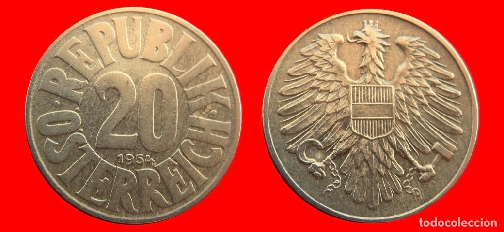 Monedas antiguas de Europa: 20 GROSCHEN 1954 AUSTRIA-155876
