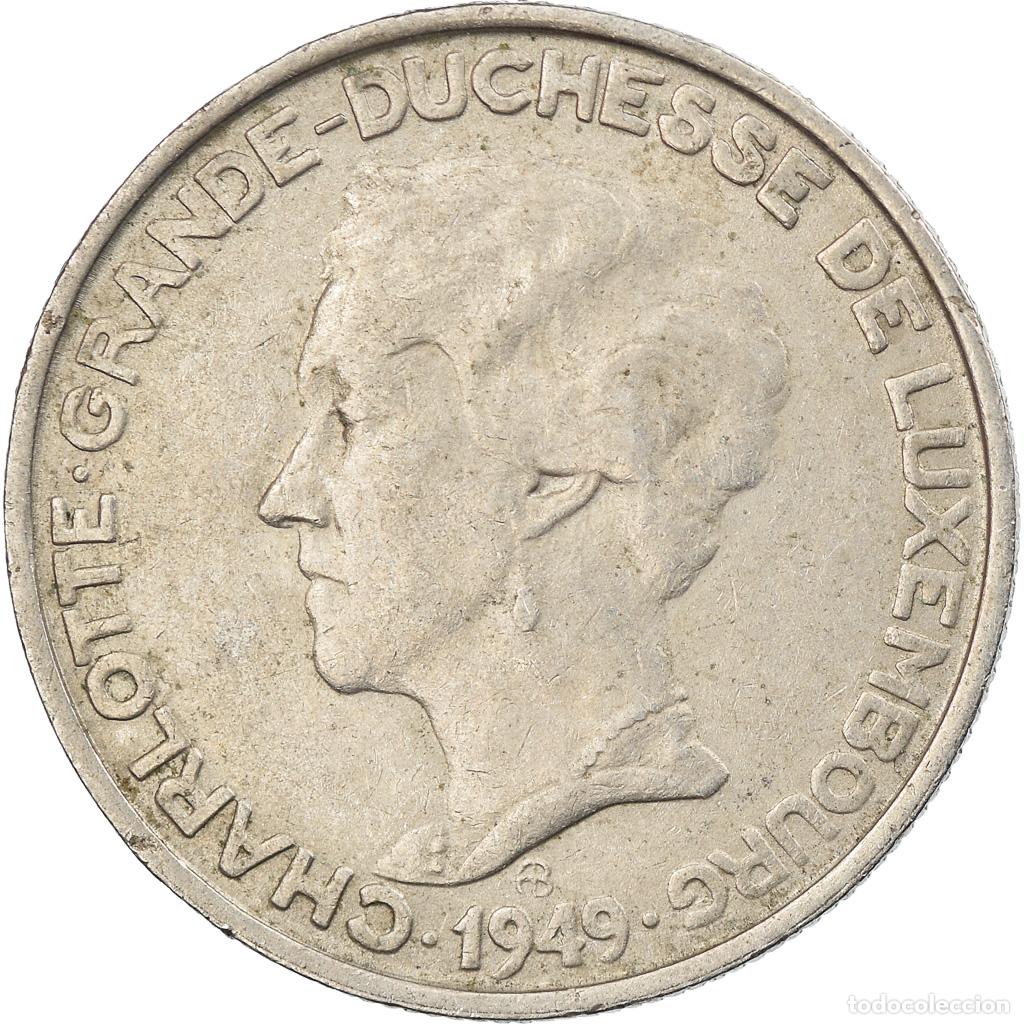 Monedas antiguas de Europa: [#812173] Moneda, Luxemburgo, Charlotte, 5 Francs, 1949, MBC, Cobre - n&iacute;quel, KM:50