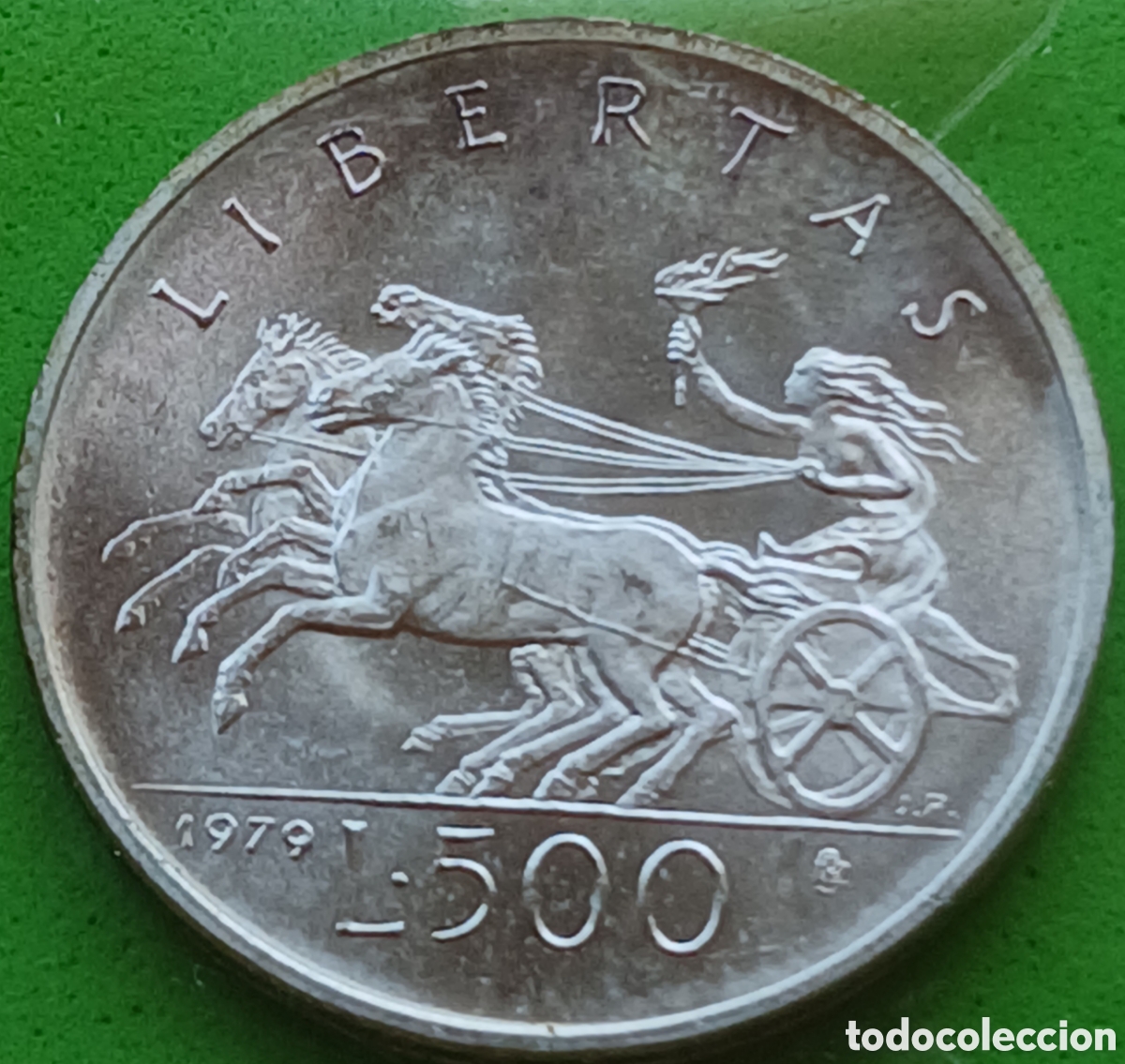Monedas antiguas de Europa: San Marino 500 liras 1979 &Oacute;rganos institucionales del estado/ plata. Km#97