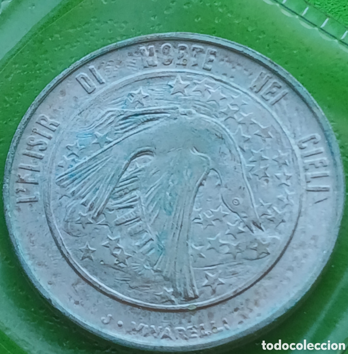 Monedas antiguas de Europa: San Marino 500 liras 1977 km#71 Ecolog&iacute;a/ plata.