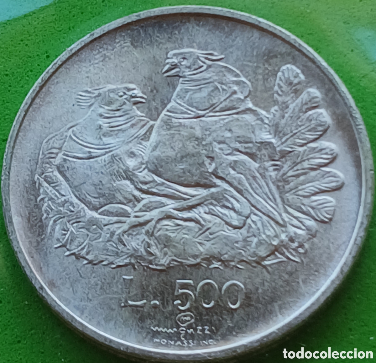Monedas antiguas de Europa: San Marino 500 liras 1974 km#37 plata