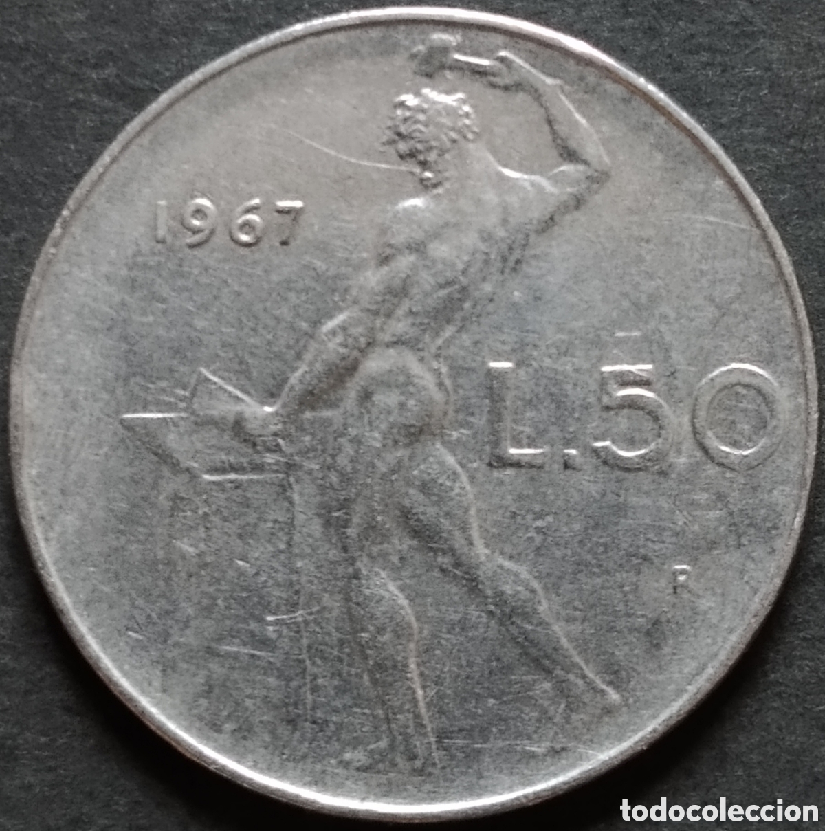 Monedas antiguas de Europa: MONEDA - ITALIA 50 LIRAS 1967