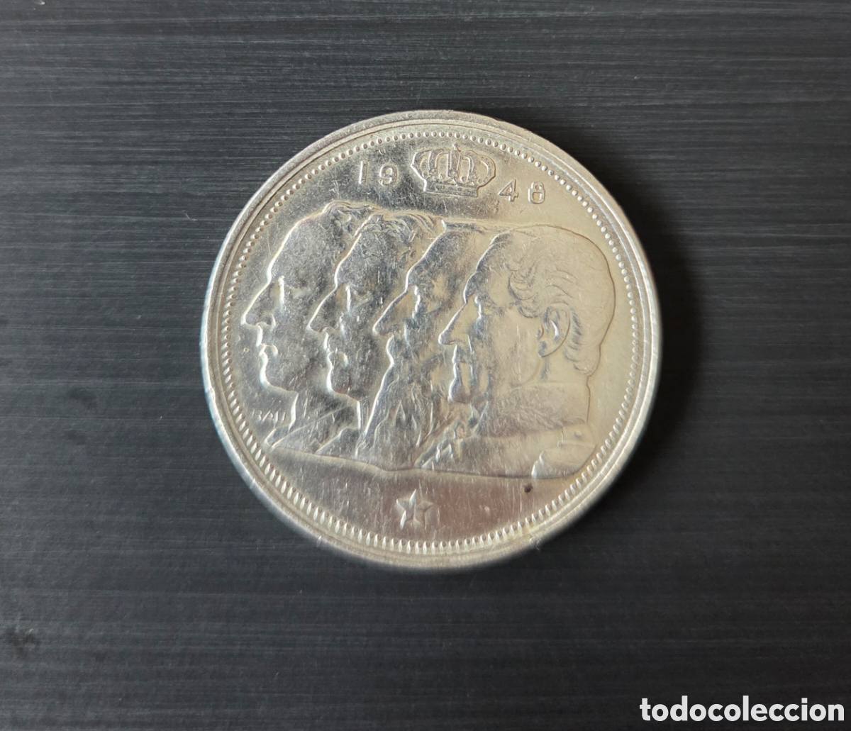 Monedas antiguas de Europa: B&eacute;lgica 100 francos 1948 - Cuatro Reyes - Plata 835 - BELGI&Euml;