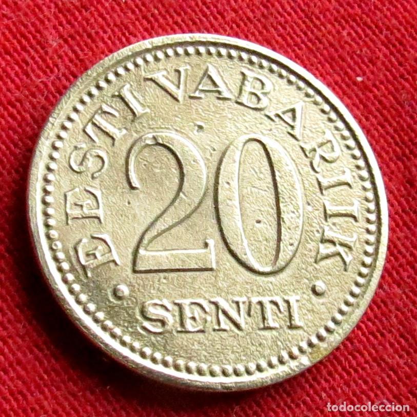 Monedas antiguas de Europa: Estonia 20 senti 1935