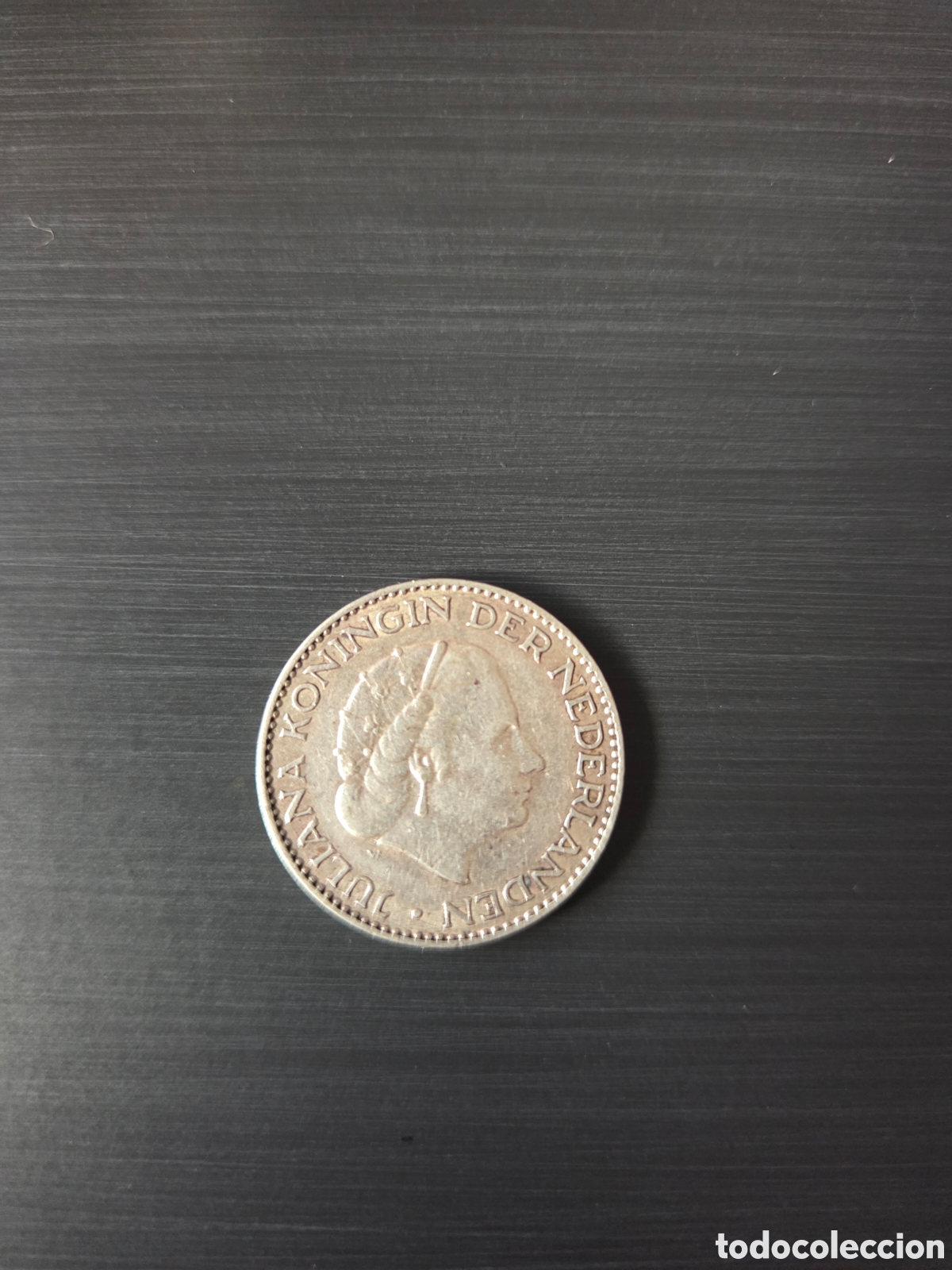 Monedas antiguas de Europa: Pa&iacute;ses Bajos 1 gulden 1955 - Reina Juliana - Plata 720